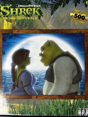 Prime 3D DreamWorks SHREK 500 Piece Jigsaw Puzzle *NEW
